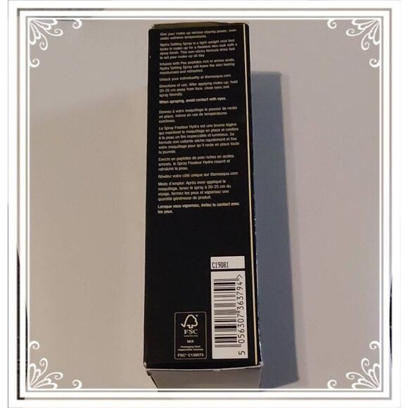 NIB~Illamasqua Hydra Setting Spray~A Must Have for Dry Skin~ - Picture 3 of 3